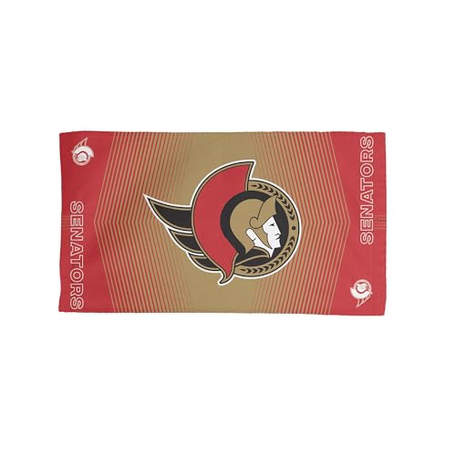 NORTHWEST Ottawa Senators NHL Hussle Micro Fiber Sports Towel 24 x 42 Inches