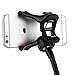 Cell Phone Holder, Dealgadgets Universal Gooseneck Cell Phone Clip Holder Lazy Bracket Flexible Long Arms for iPhone 6 plus/6/5s/5/4S/4,Samsung Galaxy, HTC, Nokia, LG GPS Devices with Clean Cloth, Great for Bedroom, Office, Bathroom, Kitchen,Car etc.(Black)