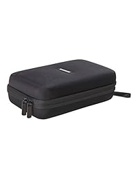 Caseling Universal Electronics Accessories Hard Travel Organizer Carrying Case Bag, 9.8” x 5.6”x 2.8” - Black