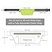 Fitter's Niche UltraSlim Fanny Waist Pack Men Women – Water Resistant Bag, Reflective Elastic Belt – Fit 24 to 43inch Waists, Holds Phones up to 6.7inch – Ideal for Running Hiking Fluorescence Green