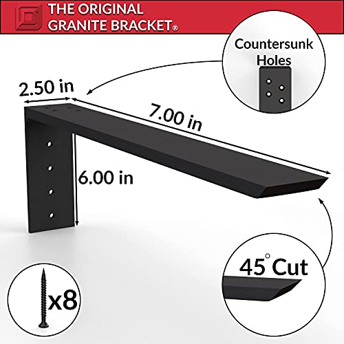 The Original Granite Bracket L Bracket Countertop Support Bracket on