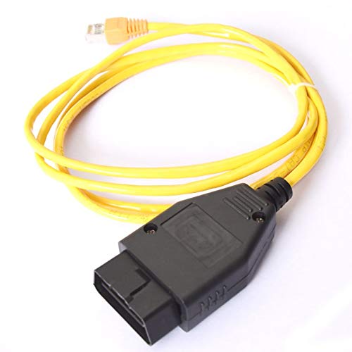 Giochem USB to OBD2 2 in 1 Phone to OBD2,ENET Rj45 Cable ethernet Connector Tools to OBD Interface Cable Coding F-Series 10/100Mbps High Speed,Plug and Play