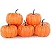 ShellKingdom Artificial Mini Pumpkin for Decoration, Fall Pumpkin for Home/Wedding Thanksgiving/Halloween/Party Decoration 12 PCS (Orange)