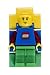 LEGO Classic 8020189 Kids Minifigure Link Buildable Watch | black/yellow | plastic | 25mm case diameter| analog quartz | boy girl | official