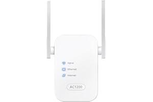 BrosTrend AC1200 Wireless Access Point, Wall Plug WiFi Access Point for Home Dual Band 5GHz & 2.4GHz, 2X 5dBi Wi-Fi Antennas,