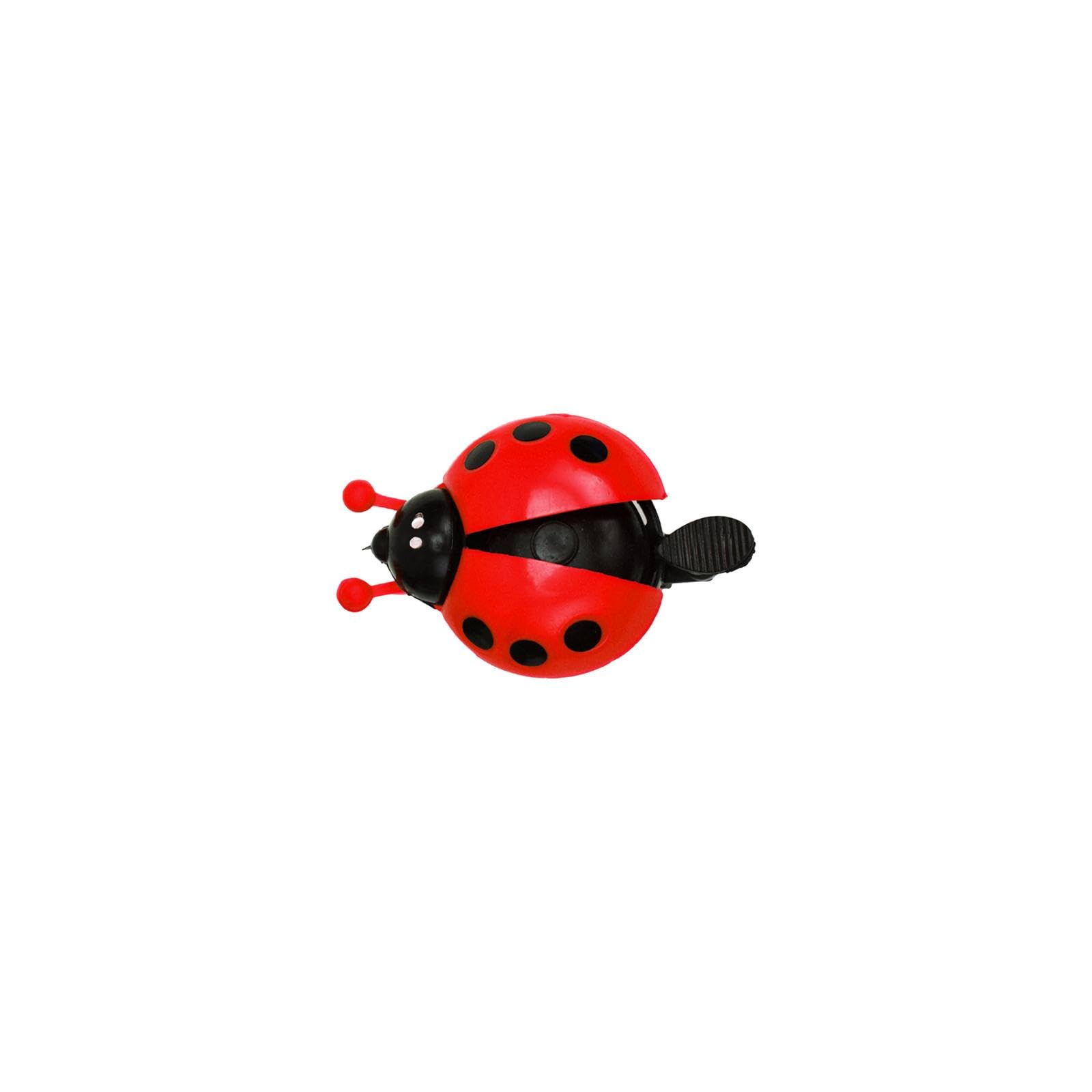 LOVIVER Kids Bike Bell Children Bike Bell Colorful Novelty Boys Girls Ladybird Kids Bell Toddlers Bike Bell Accessories Cycling, Red