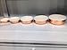 -Godinger 5 Piece Hammered Copper Plated Stackable Storage Bowl Set with Lids- NEW AND IMPROVED