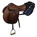 TrailMax English/Endurance Horse Saddle Bag for Trail-Riding, Featuring 3 Compartments & Quick Release Compression Straps, Blackthumb 4