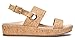 Vionic Women's Louise Platform Sandal - Ladies Flatform Sandals Concealed Orthotic Support Cork 8 Medium US