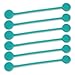 TwistieMag Strong Magnetic Twist Ties - The Tropical Ocean Blue Collection - Turquoise 6 Pack - Super Powerful Solution for Cable Management, Hanging & Holding Stuff, Fidgeting, Or Just for Fun!