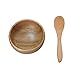 ericotry Eco Bamboo Mask Bowl - Cute Small Facial Skin Care Mask Bowl DIY Homemade Facemask Mixing Mask Mini Cosmetic Tool Sets