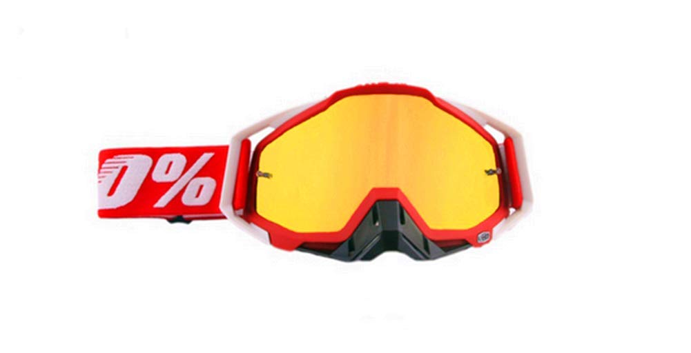 Carolilly Motocross Goggles Over Glasses for Men Women - Motorcycle Ski Snowboard Eyewear With Anti-Fog, Wind Resistance, Dust-Proof Insulation