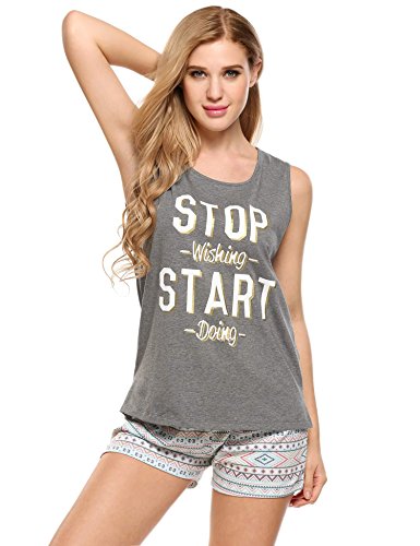 Ekouaer Womens Short Pajama