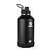 Takeya Actives Insulated Stainless Steel Water Bottle with Spout Lid, 64 Ounce, Onyx