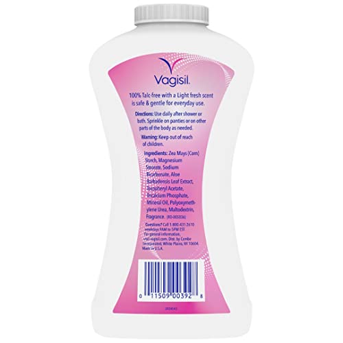 Vagisil Odor Block Deodorant Powder for Women, Helps to Prevents
