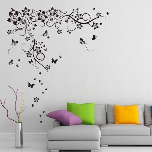 WALPLUS Butterfly Vine Wall Stickers for Kids Rooms - Nursery Decor, Removable & Repositionable Art Decals - Image 3