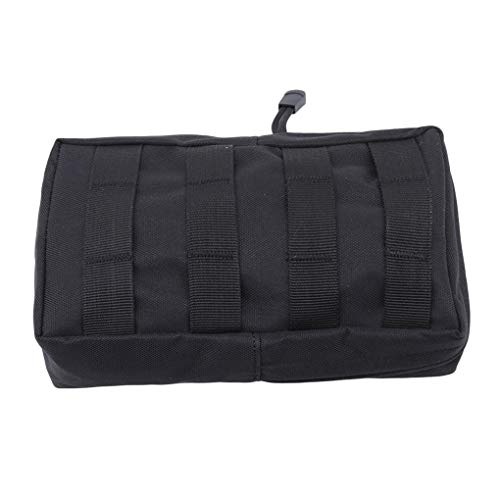 Meolin Universal Outdoor Waist Bag Durable Mobile Phone Case EDC Molle Pouch Hiking Camping Cycling Purse Case Bag,Black
