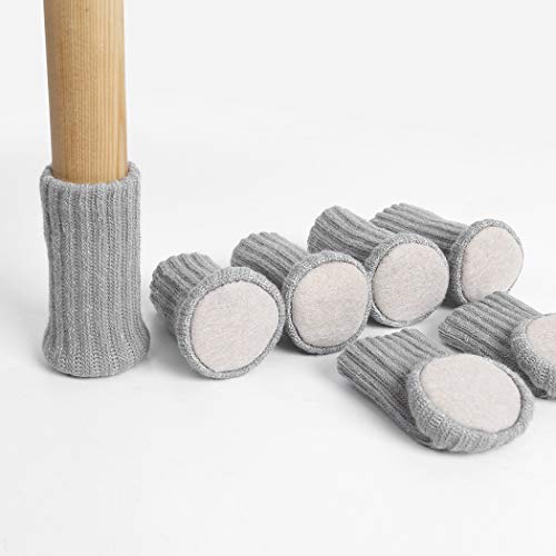 Ezprotekt 24PCS Chair Leg Socks High Elastic Furniture Socks Pads Non