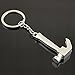 gootrades Men's Ornament Claw Hammer Car Keyring Creative Metal Keychain Pendant