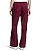 WonderWink Women's Flare Leg Cargo Pant, Wine, X-Large