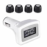 VICTONY Tire Pressure Monitoring Intelligent System with Alarm Function+4 External Sensors