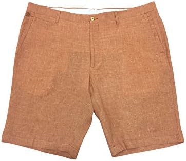 Stefano Ricci Men's Brick Red Checkered Bermuda Shorts, size 58 (42 US)
