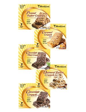 Medifast Fruit & Nut Crunch Bars 1 Box (7 Bars Each)