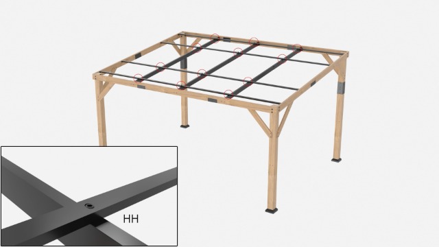 AMERLIFE 10x14 Grill Gazebo Review: Wood Frame BBQ Pavilion with Steel Roof image 30