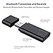 Bluetooth 4.2 Transmitter and Receiver, EKSEN 2 in 1 USB Wireless Audio Adapter with 3.5mm Aux Port for TV, PC, Car, Headphones, Home Sound System.thumb 1