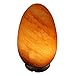 Crystal Allies Gallery: CA SLS-Egg-S Natural Himalayan Egg Salt Lamp Ionic Air Purifier on Wood Base with Cord, Light Bulb & Authentic Crystal Allies Info Card
