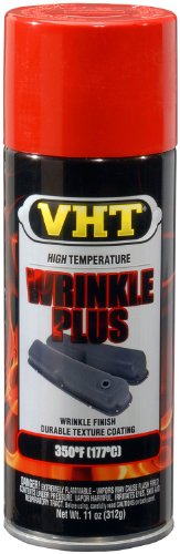 VHT SP204-6 PK (ESP204007-6 PK) Red High Temperature Wrinkle Finish - 11 oz. Aerosol, (Case of 6)