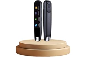 DDCABO Amigo Pen Translator, Amigo Pen Multifunctional Translation Device, Intelligent Portable Voice Translator, Supporting Voice Translation Between 112 Languages (Black)