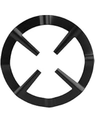 Coffee Pot Shelf, Stainless Iron Black Moka Coffee Pot Shelf Round Stove Support Rack Kitchen Tools Pot Racks for Household Cookware, 13.3cm Middle Rack Hole