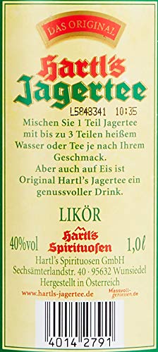 Hartl's Jagertee 40% Vol. (1 x 1 l) – Bild 5