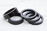Deep Sky Set of 5 Carbon Fiber Headset Spacers 1-1/8″ Threadless