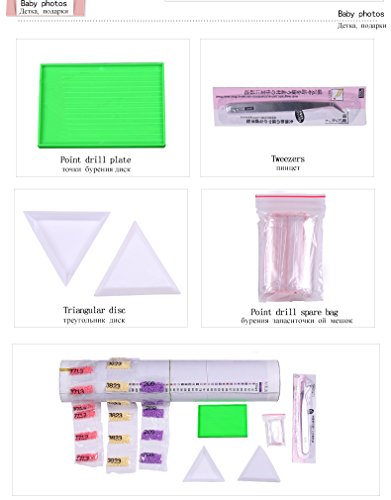 VOOADA New Full Drill Square Diamond 5D DIY Diamond Painting Cute Cartoon Dinosaur Diamond Embroidery Kits Cross Stitch Rhinestone Mosaic Painting for Home Deco (Cartoon Dinosaur)