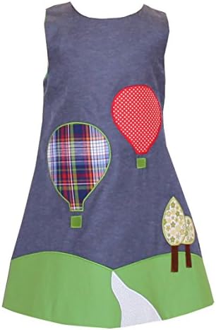 Baloons - Cotton dress for girls (2 years)