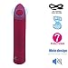 Mini Bullet Vibrator for Women, 7 Speed Power Bullet Wand Massager for Sex Women Body Pleasure,Rechargeabe Waterproof Massage,Low Noise Vbration,Safty and Easy to Carry(Pink)