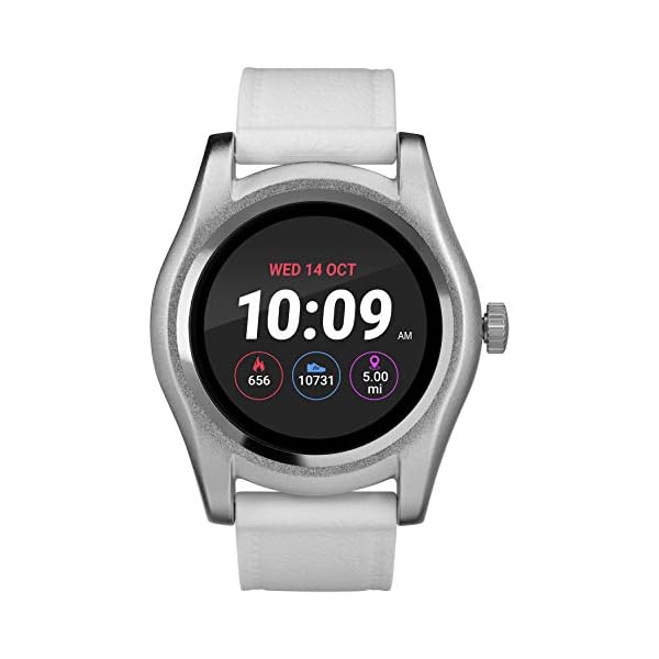 iconnect by timex round touch screen smartwatch