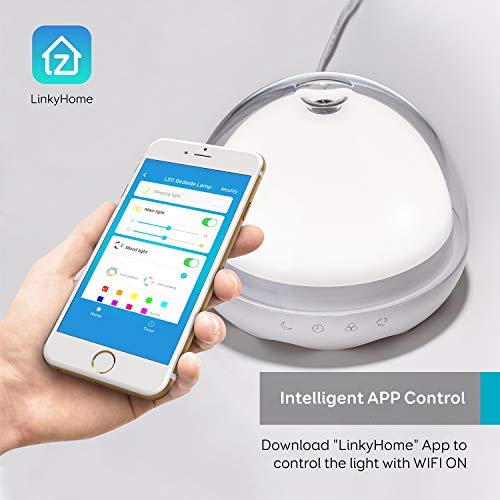 MoKo Smart Table Light, Hand Gesture Control Bedroom Nightstand Ambient