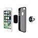 BlitzWolf Car Mount Magnetic Air Vent Phone Holder for iPhone X/8/8 Plus/7/6 Samsung Galaxy S8 Plus/S8/Note 8 Universal Stainless Steel Cell Phone Easy Clip on Mount with Metal Plate(2 Packs)