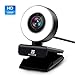 PC Webcam for Streaming HD 1080P, Vitade 960A USB Pro Computer Web Camera Video Cam for Mac Windows Laptop Conferencing Gaming Xbox Skype OBS Twitch Youtube Xsplit GoReact with Microphone & Ring Light primary