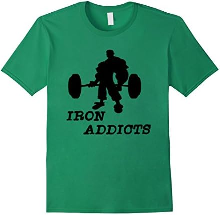 Men's Iron Addicts T-Shirt XL Kelly Green