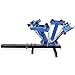 VEVOR Screen Printing Machine 4 Color Silk Screen Printing Machine 1 Station Adjustable Devices Press Printer DIY Shirt Equipment (1 Station 4 Color)