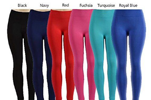 Unibody apparel 1 or 6 pack soft fleece lined leggings …