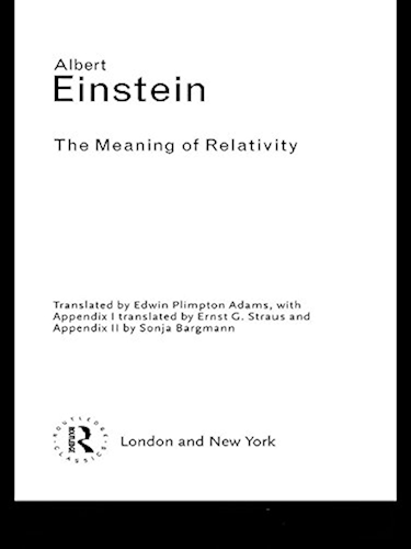 Download The Meaning of Relativity (Routledge Classics) (English Edition) PDF