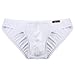 Avidlove Men Underwear Micromodal Bikinis 4 Pack Briefs, White (FBA), Large