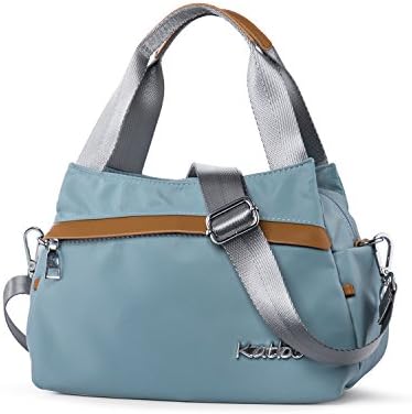 Small Handbags for Women Nylon Crossbody Purse Tote Bag with Zipper Pockets Lightweight Katloo