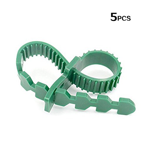 KINGLAKE 5 Pcs Tree Stake Supports Adjustable Tree Plant Ties (34cm/13.8 inch)