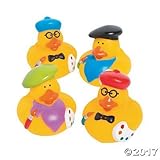 Little Artist Rubber Duckies - 12 pc